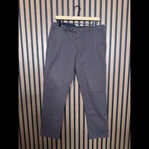 Ted Baker Trousers 34R Mens Gray Purple Frshman Flat Front Dress Pants